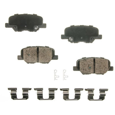 AGNA BRAKES - PLD1679C - Rear Ceramic Disc Brake Pad Set