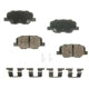 AGNA BRAKES - PLD1679C - Rear Ceramic Disc Brake Pad Set