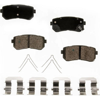 Rear Ceramic Pads by AGNA BRAKES - PLD1856C