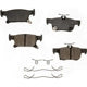 Rear Ceramic Pads by AGNA BRAKES - PLD1923C