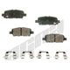 Rear Ceramic Pads by AGNA BRAKES - CXD1415