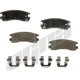 Rear Ceramic Pads by AGNA BRAKES - CXD698
