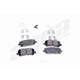 Rear Ceramic Pads by AGNA BRAKES - PLD1585C