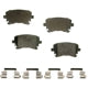 Rear Disc Pads by AGNA BRAKES - PXD1018