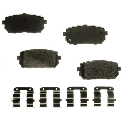 Rear Disc Pads by AGNA BRAKES - PXD1296
