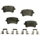 Rear Disc Pads by AGNA BRAKES - PXD1386