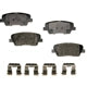 Rear Disc Pads by AGNA BRAKES - PXD1439