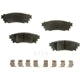 Rear Disc Pads by AGNA BRAKES - PXD1805