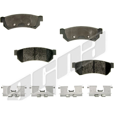 Rear Disc Pads by AGNA BRAKES - PXD1315