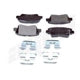 Rear Disc Pads by AGNA BRAKES - PXD1445
