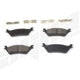 Rear Disc Pads by AGNA BRAKES - PXD1602