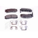 Rear Disc Pads by AGNA BRAKES - PXD383
