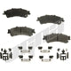 Rear Disc Pads by AGNA BRAKES - PXD792
