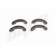 AGNA BRAKES - NB924 - Rear New Brake Shoes