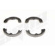 Rear Parking Brake Shoes by AGNA BRAKES - NB869