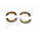 Rear Parking Brake Shoes by AGNA BRAKES - NB918