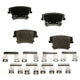 AGNA BRAKES - CXD1057 - Rear Disc Brake Pad Set