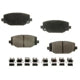 AGNA BRAKES - CXD1596 - Rear Disc Brake Pad Set