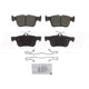 AGNA BRAKES - CXD1665 - Rear Disc Brake Pad Set