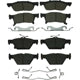 AGNA BRAKES - CXD1808 - Rear Disc Brake Pad Set
