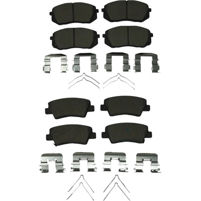 AGNA BRAKES - CXD2098 - Rear Premium Ceramic Disc Brake Pad Set