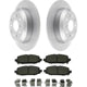 AGNA BRAKES - CXD2186 - Rear Premium Ceramic Disc Brake Pad Set