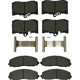 AGNA BRAKES - CXD2191 - Rear Premium Ceramic Disc Brake Pad Set