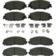 AGNA BRAKES - CXD2305 - Rear Premium Ceramic Disc Brake Pad Set