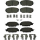 AGNA BRAKES - CXD2417 - Rear Premium Ceramic Disc Brake Pad Set