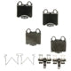 AGNA BRAKES - CXD771 - Rear Premium Ceramic Disc Brake Pad Set
