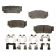 AGNA BRAKES - CXD954 - Rear Premium Ceramic Disc Brake Pad Set
