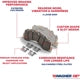 WAGNER - OEX1086 - Rear Premium Ceramic Pads