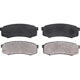 AGNA BRAKES - ALD1037M - Rear Semi Metallic Pads