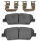 AGNA BRAKES - ALD1161M - Rear Semi Metallic Pads