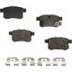 AGNA BRAKES - ALD1336M - Rear Semi Metallic Pads