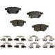 AGNA BRAKES - ALD1354M - Rear Semi Metallic Pads