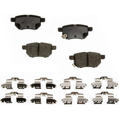 AGNA BRAKES - ALD1354M - Rear Semi Metallic Pads