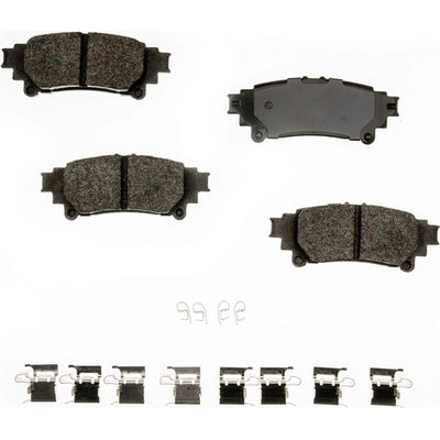 AGNA BRAKES - ALD1391M - Rear Semi Metallic Pads