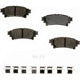 AGNA BRAKES - ALD1391M - Rear Semi Metallic Pads