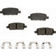 Rear Semi Metallic Pads by AGNA BRAKES - ALD1415M