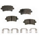 AGNA BRAKES - ALD1430M - Rear Semi Metallic Pads