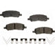 AGNA BRAKES - ALD1647M - Rear Semi Metallic Pads