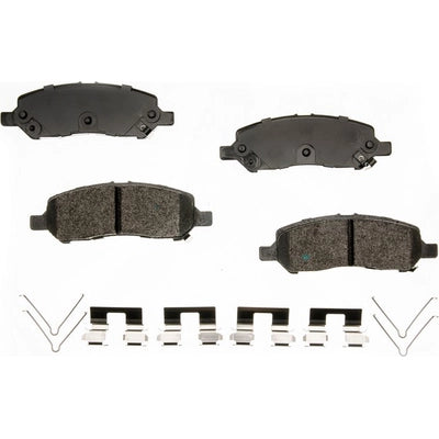 AGNA BRAKES - ALD1647M - Rear Semi Metallic Pads