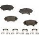 AGNA BRAKES - ALD1729M - Rear Semi Metallic Pads