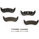 AGNA BRAKES - ALD932M - Rear Semi Metallic Pads