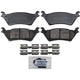 Rear Severe Duty Pads by WAGNER - SX1602