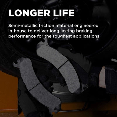 Rear Severe Duty Pads by WAGNER - SX1602